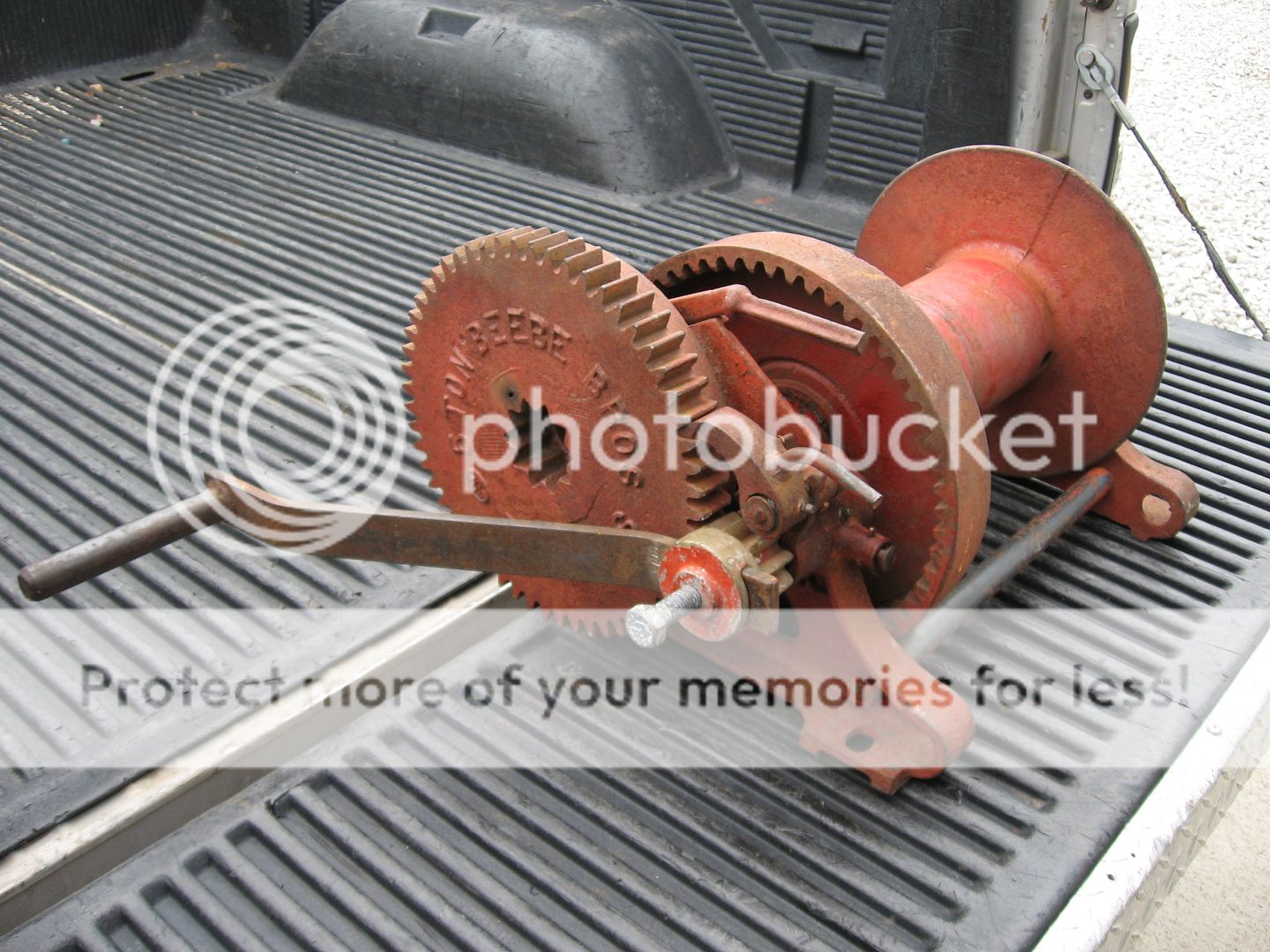 Beebe Brothers (Bros) 5 ton, Two Speed Manual Hand Winch Barge Hoist