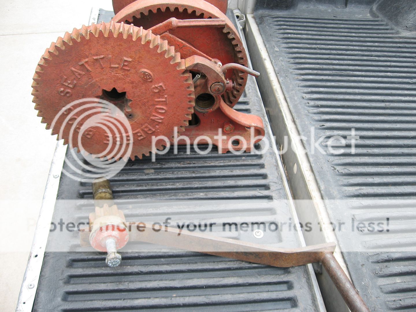 Beebe Brothers (Bros) 5 ton, Two Speed Manual Hand Winch Barge Hoist