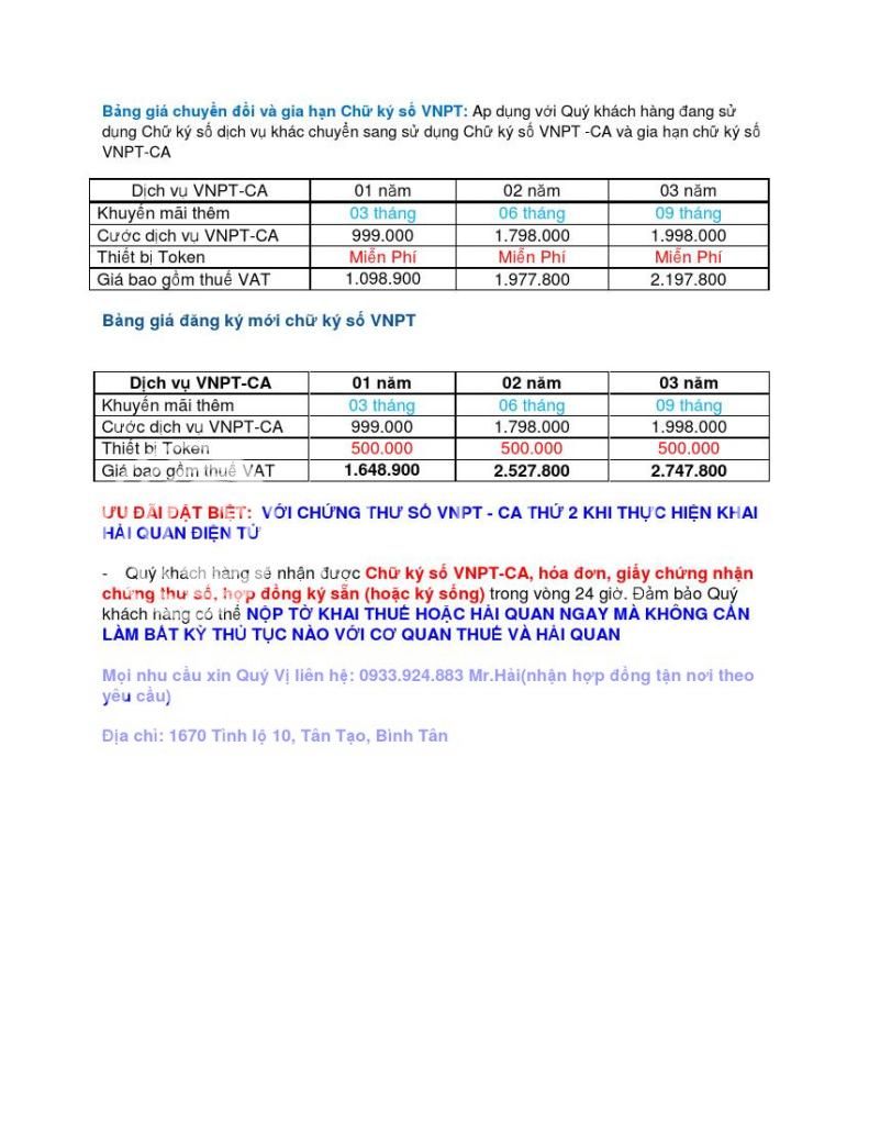 Chữ ký số khai báo thuế qua mạng và gia hạn chữ ký số