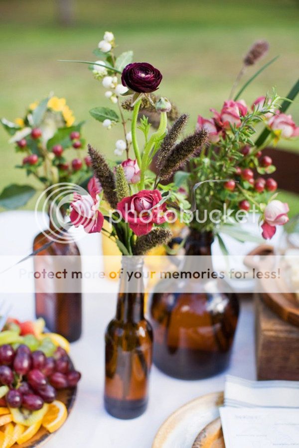 Garrafas de vidro para casamento
